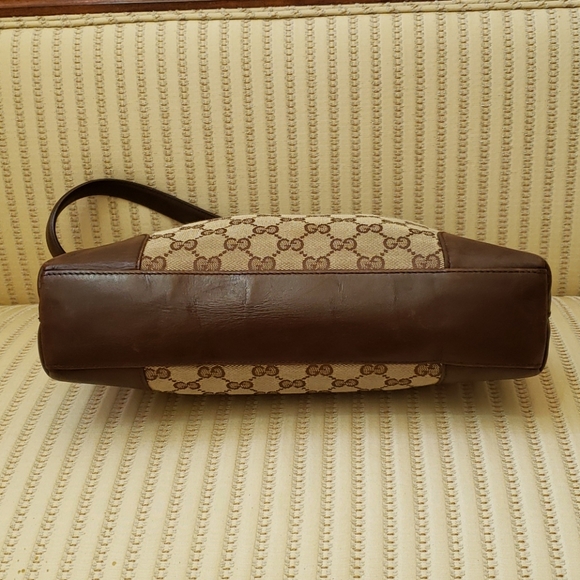 Gucci GG Web Monogram Canvas Shoulder Bag - Picture 4 of 12